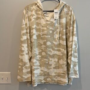 Cabela's Tan and Cream Camouflage Pullover